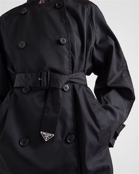 prada re-nylon raincoat|Black Re.